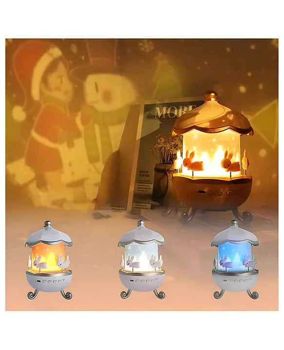 Magical Star Projector Lamp for Kids – Rotating Galaxy Night Light with 6 Charming Themes