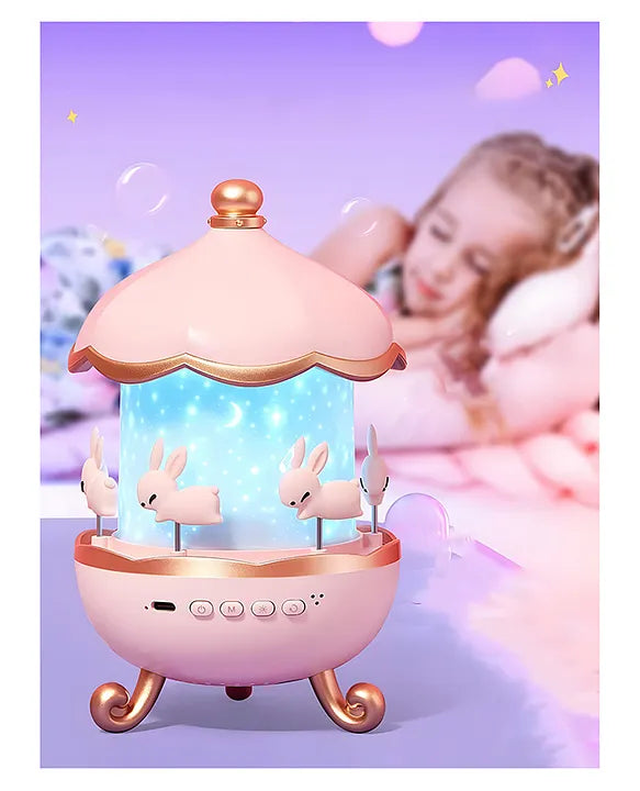 Magical Star Projector Lamp for Kids – Rotating Galaxy Night Light with 6 Charming Themes
