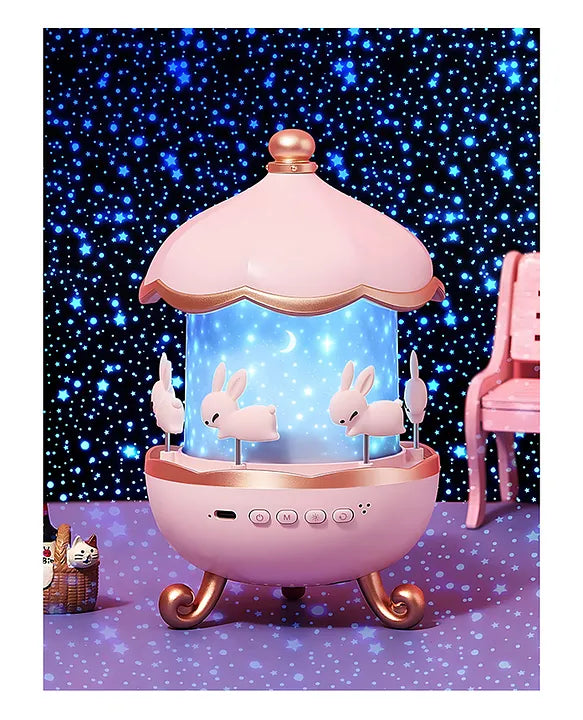 Magical Star Projector Lamp for Kids – Rotating Galaxy Night Light with 6 Charming Themes