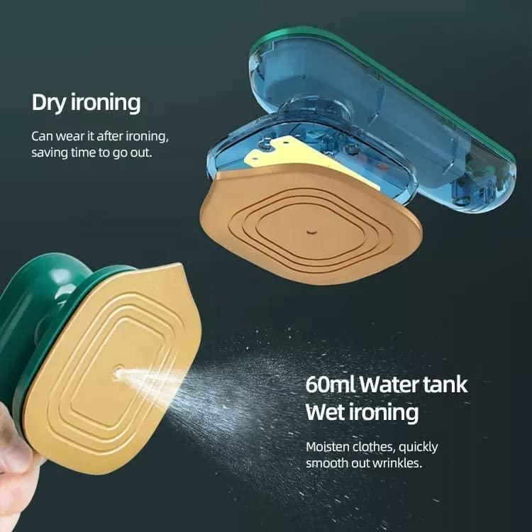 "Mini Iron & Steamer – Your Travel-Ready Clothes Companion"