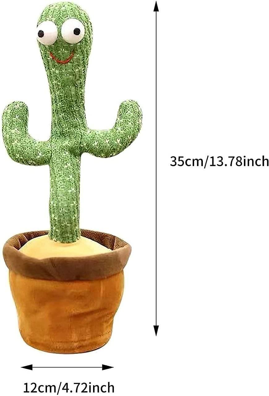 Groovy LED Dancing Cactus – Sings, Dances & Mimics You! By BRANDSTORM