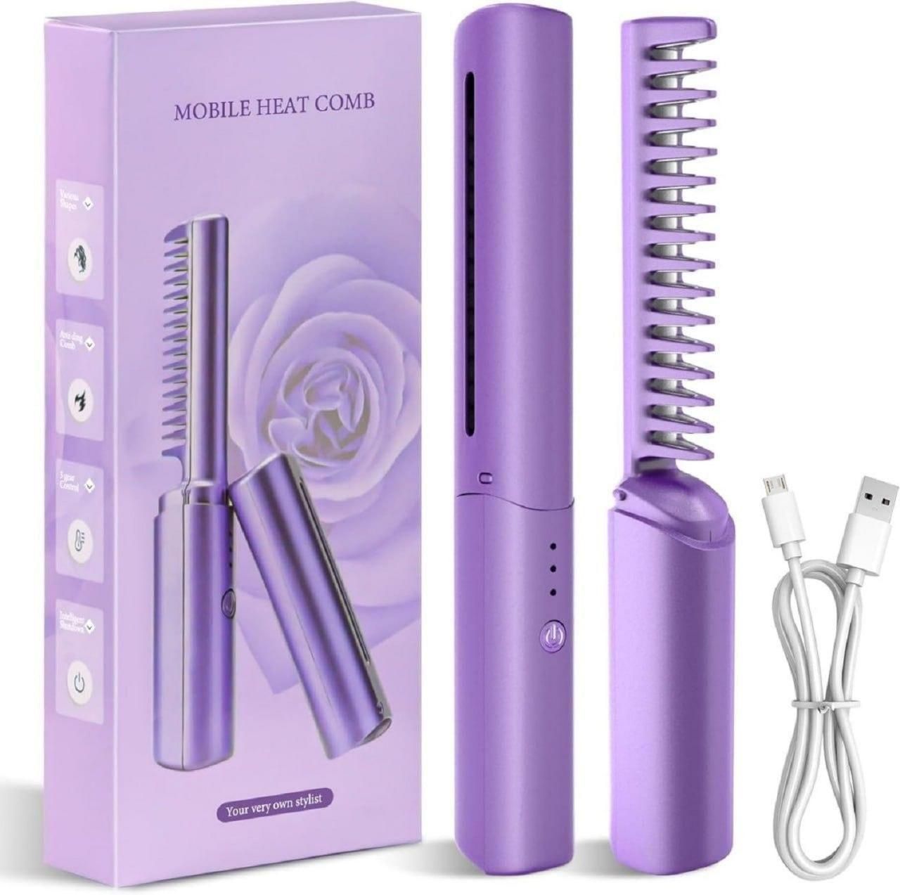 Meneflix Straigenix™ – Rechargeable Mini Straightening Wand By Brandstorm