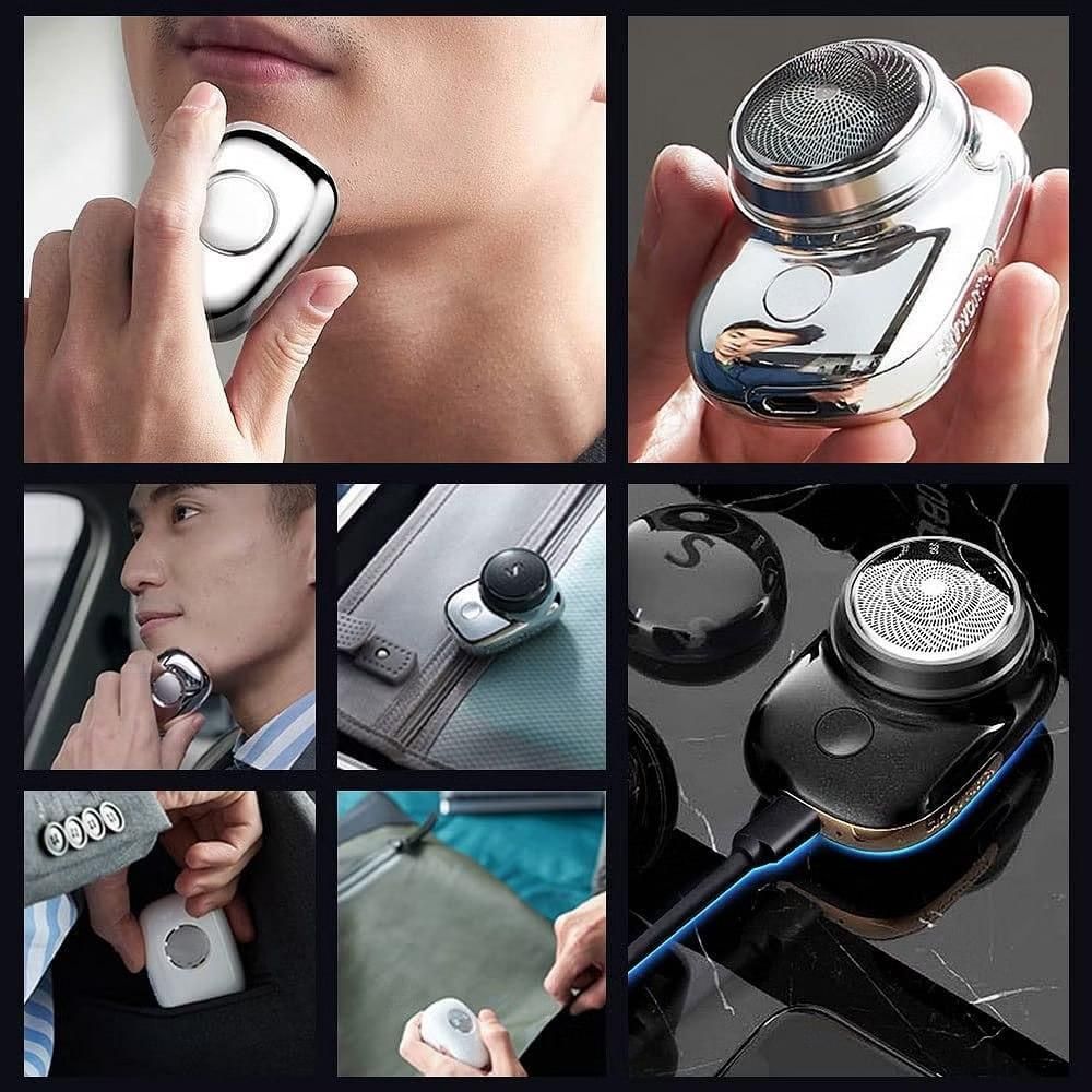 TrimVibe™ – Ultra-Compact Rechargeable Mini Electric Shaver by BRANDSTORM