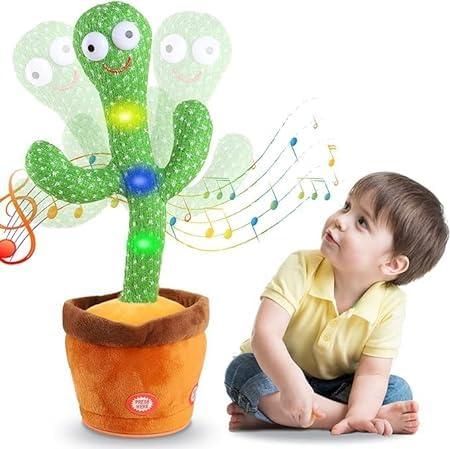 Groovy LED Dancing Cactus – Sings, Dances & Mimics You! By BRANDSTORM