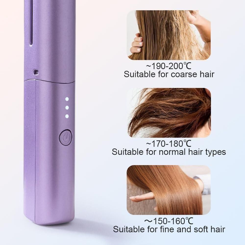 Meneflix Straigenix™ – Rechargeable Mini Straightening Wand By Brandstorm