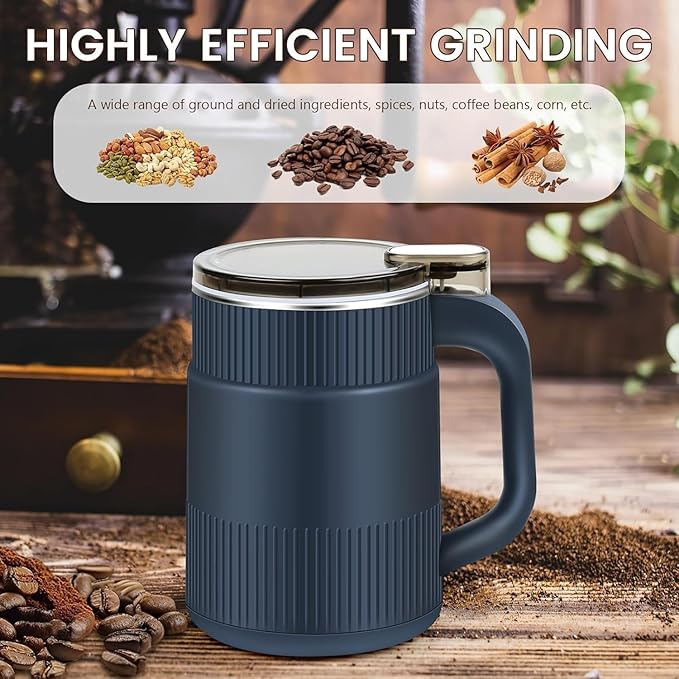 Premium Stainless Steel Multi-Purpose Grinder – Spices, Herbs, Nuts & Coffee