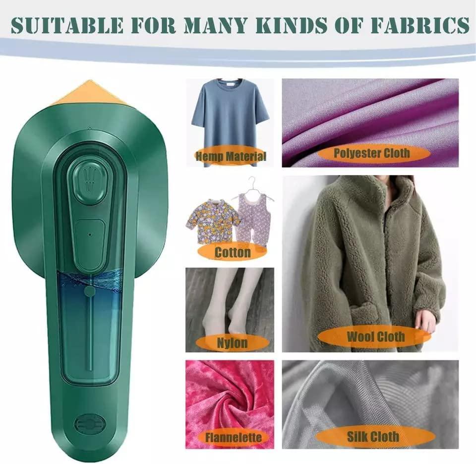 "Mini Iron & Steamer – Your Travel-Ready Clothes Companion"
