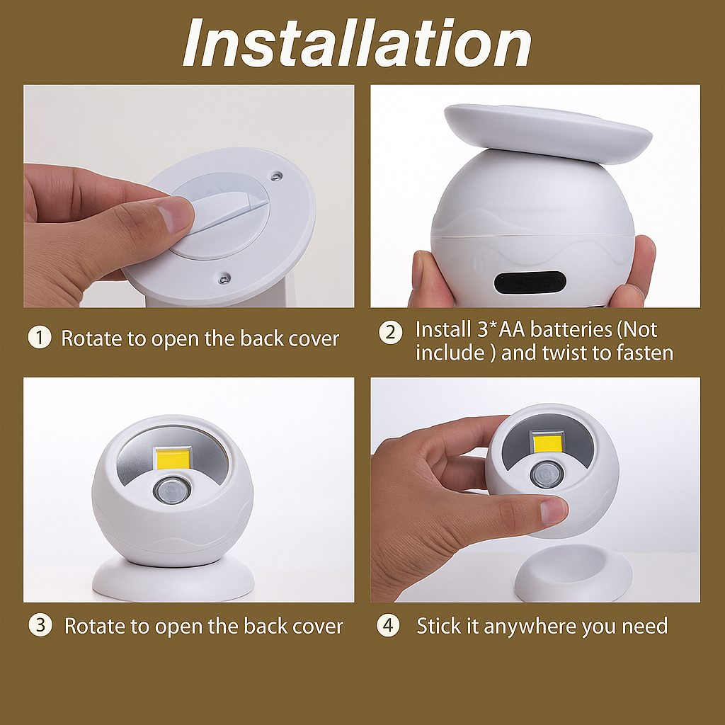LumiSwift Motion Light By Brandstorm✨