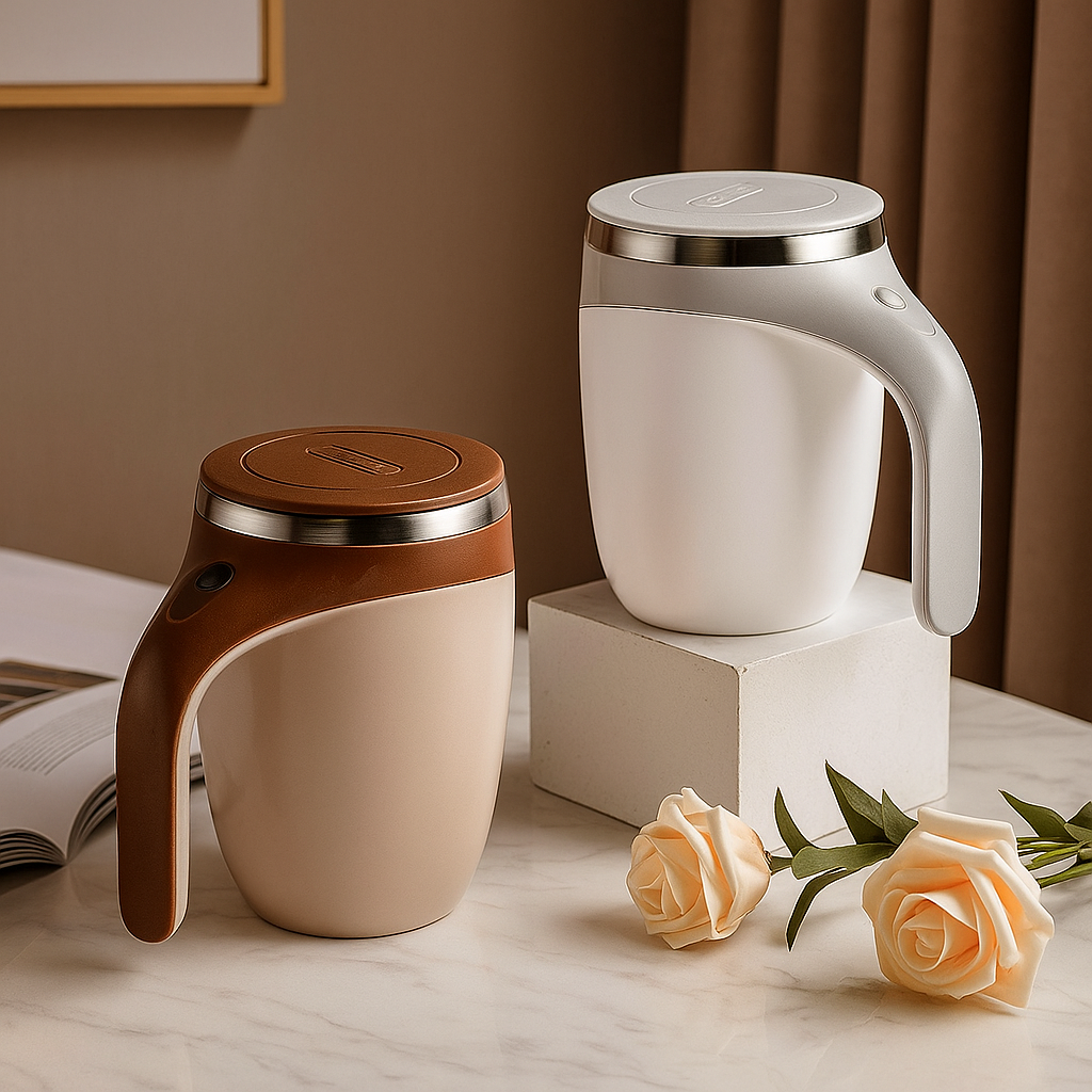 WhirlSip™ – Your Magic Self-Stirring Coffee Companion