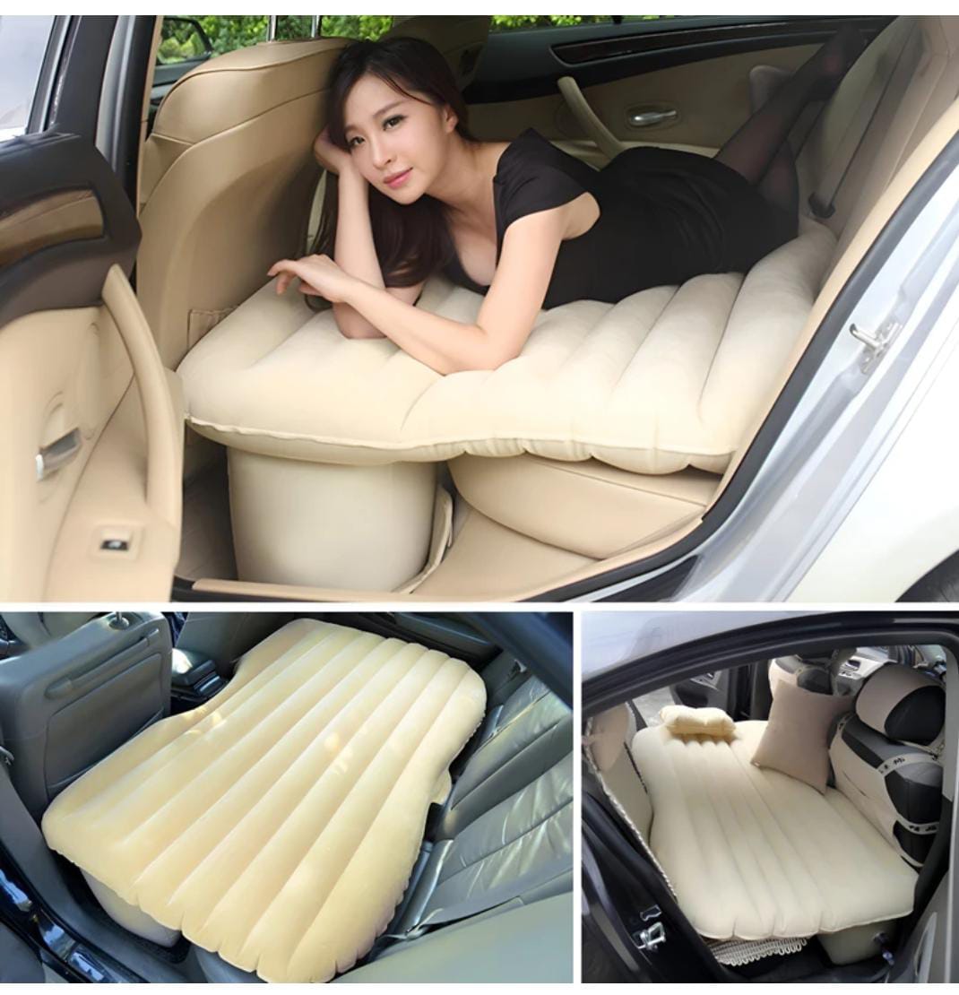 Transform Your Car Into a Cozy Bed – Travel Mattress with 2 Air Pillows By BRANDSTORM