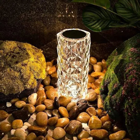 CrystalBloom Mood Lamp – Dazzling 16-Color Rose Light by Brandstorm