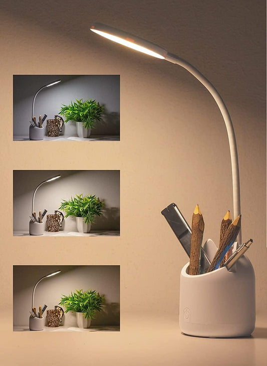 Smart Study Desk with Built-in Pen Organizer
