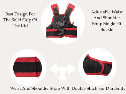 BRANDSTORM Kids Motorcycle & E‑Bike Belt – Easy‑Carry Child Safety Harness