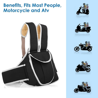 BRANDSTORM Kids Motorcycle & E‑Bike Belt – Easy‑Carry Child Safety Harness