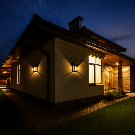 Waterproof Solar Wall Light for Outdoors – Automatic Night Illumination By Brandstorm