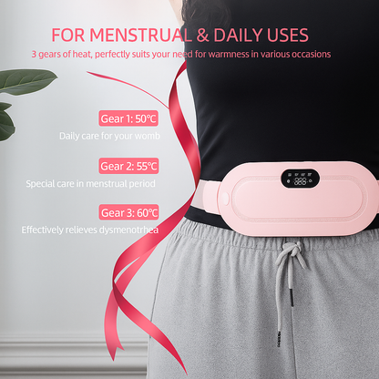 Cordless Period Pain Relief Massager | Fast Heating Pad for Cramps By Brandstorm