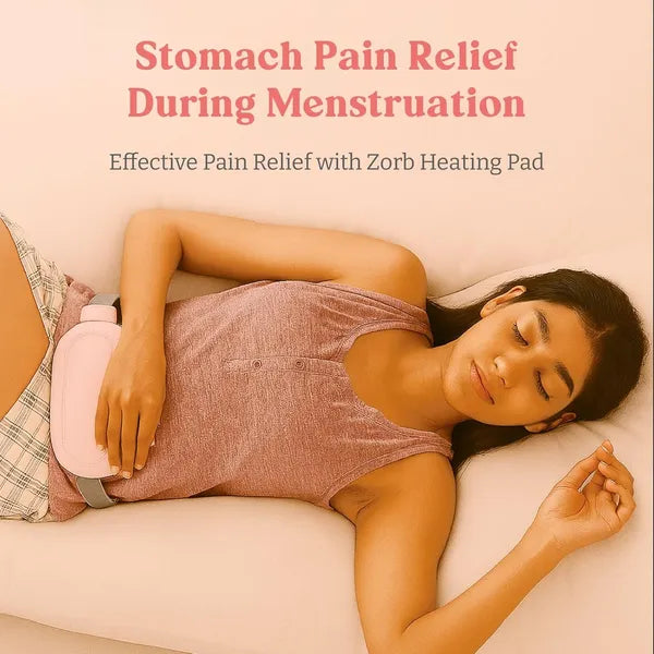 Cordless Period Pain Relief Massager | Fast Heating Pad for Cramps By Brandstorm